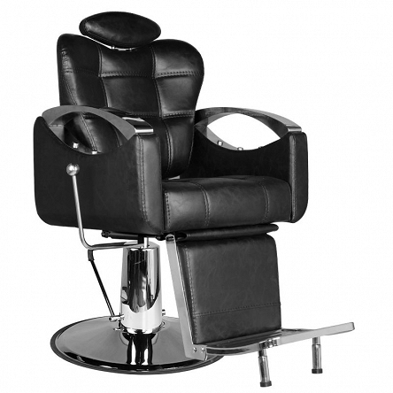 Fotel barberski Hair System SM107 czarny dostępny w 48h Fotele barberskie Hair System 5906717428876