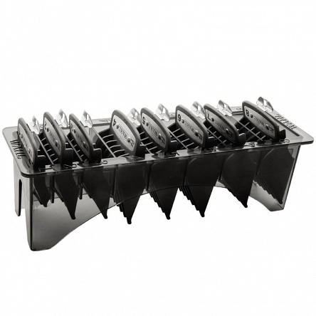 Nasadki Wahl Premium Metalowe do maszynek Wahl 3, 6, 10, 13, 16, 19, 22, 25mm (komplet 8szt.) Wahl 4015110072331