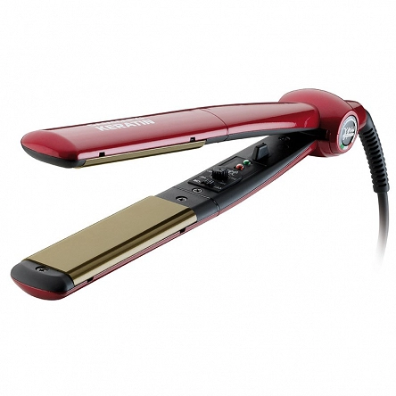 Prostownica do włosów Gamma Piu Keratin Titanium, czerwona Prostownice do włosów Gamma Piu 8021660007460