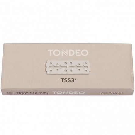 Żyletki Tondeo TSS3+ do brzytwy 10 sztuk brzytwy na żyletki Tondeo 4029924001180