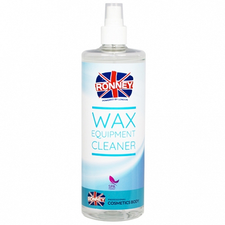 Preparat RONNEY Wax Cleaner Equipment do czyszczenia z wosku 500ml Akcesoria do depilacji Ronney 5060456770747
