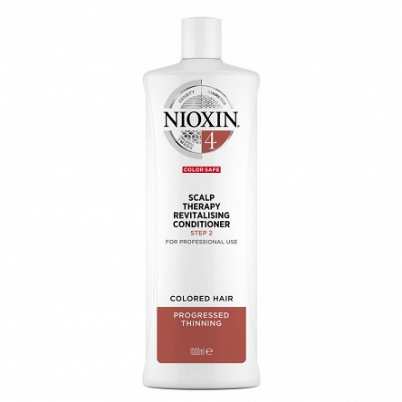 Odżywka Nioxin System 4 do włosów farbowanych, rewitalizująca 1000ml Odżywki do włosów farbowanych Nioxin 4064666043845