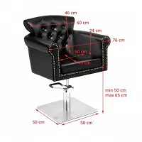 Fotel fryzjerski Gabbiano Berlin brązowy dostępny w 48H Fotele fryzjerskie Gabbiano 5906717426896