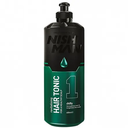 Tonik rewitalizujacy Nishman Chilly Revitalising do włosów dla mężczyzn 400ml NishMan 8681665066949