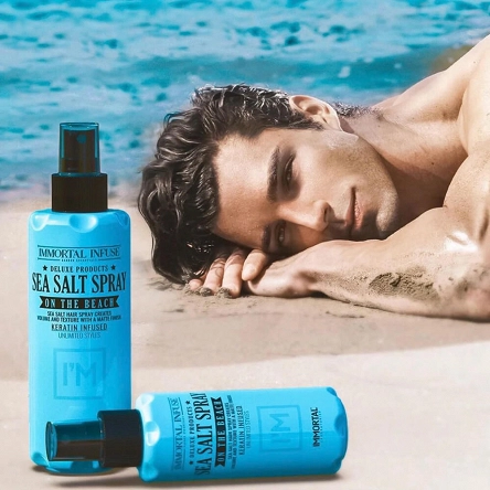 Spray Immortal Infuse Sea Salt do modelowania włosów z solą morską dla mężczyzn 250ml Immortal 8682225552285