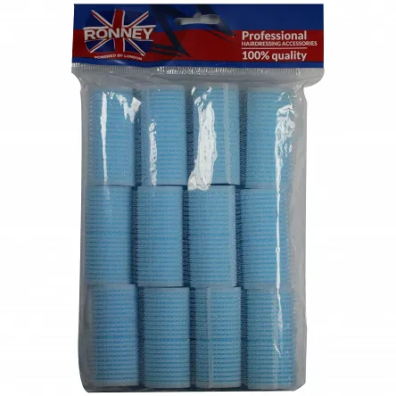 Wałki piankowe RONNEY Sponge Velcro 63mm do włosów rozmiar 24mm grube wałki do włosów Ronney 5060456771379