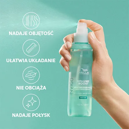 Odżywka w sprayu Wella Invigo Volume Boost zwiększająca objętość i nadająca połysk 150ml Odżywki do włosów Wella 4064666585376
