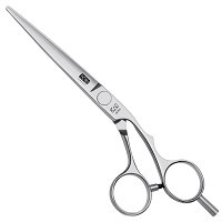 Nożyczki Kasho Silver, fryzjerskie offset, rozmiary 5.5'', 6'', 6.5'', 7''