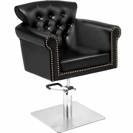 Fotel fryzjerski Gabbiano Berlin czarny dostępny w 48H Fotele fryzjerskie Gabbiano 5906717426902