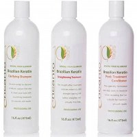 Zestaw Encanto DO BRASIL 3x473ml keratyna, szampon i odżywka do keratynowego prostowania włosów Keratynowe prostowanie włosów Encanto
