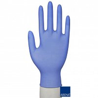 Rękawiczki nitrylowe Abena, bezpudrowe niebieskie, rozmiar S (6-7) i M (7-8) 100szt. Rękawiczki jednorazowe Abena 5703538241710