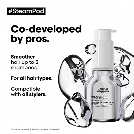 Serum Loreal SteamPod ochronno-wygładzające końcówki włosów 50ml Serum do włosów L'Oreal Professionnel 3474637153434