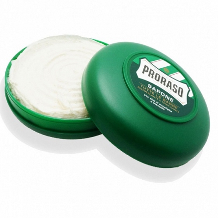 Mydło do golenia Proraso Green Shaving Soap do skóry normalnej 75ml Proraso Proraso 8004395006458
