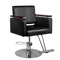 Fotel fryzjerski Hair System 0-189, czarny dostępny w 48h Fotele fryzjerskie Hair System 5906717414176