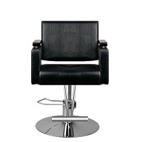 Fotel fryzjerski Hair System 0-189, czarny dostępny w 48h Fotele fryzjerskie Hair System 5906717414176