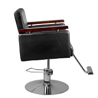 Fotel fryzjerski Hair System 0-189, czarny dostępny w 48h Fotele fryzjerskie Hair System 5906717414176