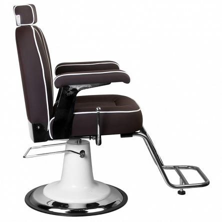 Fotel Gabbiano Amadeo barberski brązowy dostępny w 48h Fotele barberskie Gabbiano 5906717417016