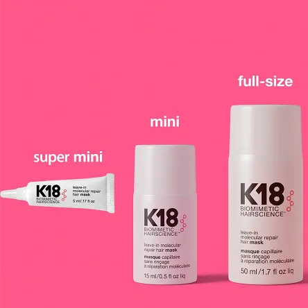 Maska K18 Leave-In Molecular Repair Hair Mask, naprawcza do włosów 5ml Maski do włosów K18 858511001098