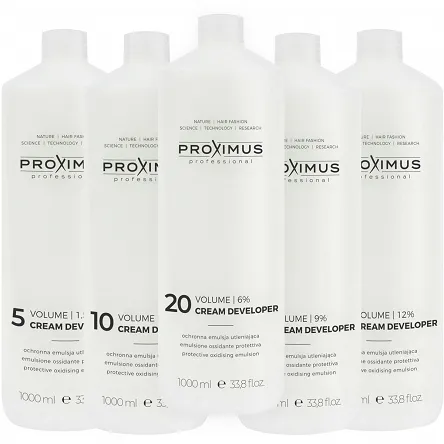 Emulsja utleniająca, oxydant 1,5%, 3%, 6%, 9%, 12% Proximus 1000ml Oxydanty Proximus Cosmetics 5903766174211