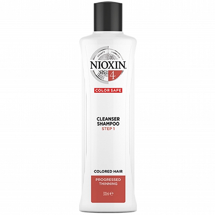 Szampon Nioxin System 4 do włosów farbowanych, oczyszczający 300ml Szampony do włosów przetłuszczających się Nioxin 8005610494579