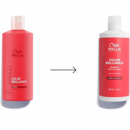 Szampon Wella Invigo Color Brilliance Coarse do włosów farbowanych, grubych 500ml Szampony do włosów Wella 4064666339214
