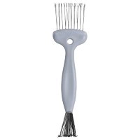 Przyrząd Olivia Garden do czyszczenia szczotek z wytrzymałego materiału srebrny Urządzenia do czyszczenia szczotek Olivia Garden 5414343009951