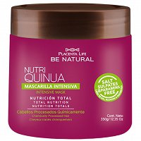 Maska Placenta Life Be Natural Nutri Quinua do włosów zniszczonych po zabiegach chemicznych 350g