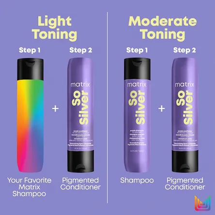 Odżywka Matrix So Silver do włosów blond, siwych i rozjaśnianych 300ml  Odżywki do włosów Matrix 3474637219703