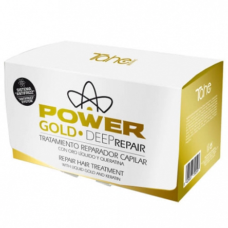 Zestaw Tahe POWER GOLD MASK profesionalny do pielęgnacji włosów Szampony do włosów Tahe 8426827734911