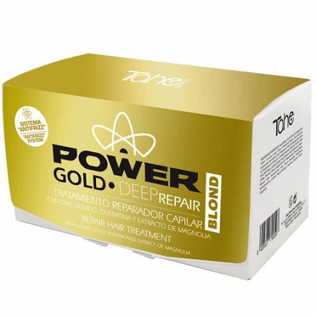 Zestaw Tahe POWER GOLD MASK profesionalny do pielęgnacji włosów Szampony do włosów Tahe 8426827734911