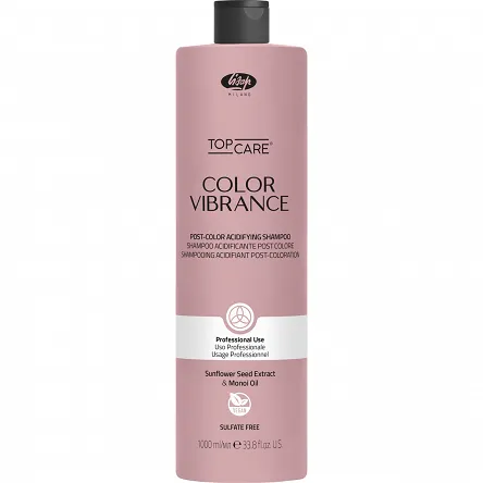 Szampon Lisap Top Care Color Vibrance Post zakwaszający włosy 1000ml Top Care Lisap 1101960000013