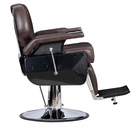 Fotel Italpro Elite brązowy dostępny w 48h Fotele barberskie Italpro