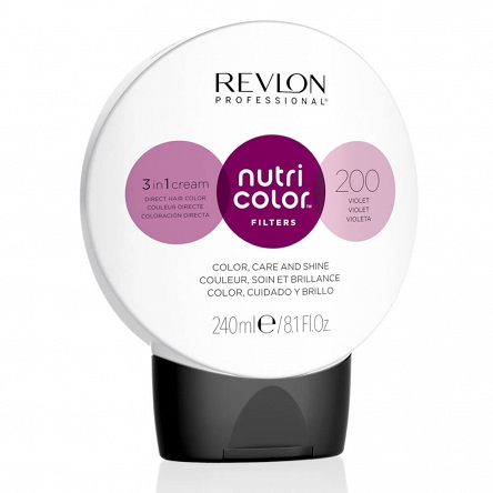 Maska Revlon Nutri Color Filters 3in1 koloryzująca do włosów farbowanych 240ml Farby do włosów Revlon Professional 8007376047006