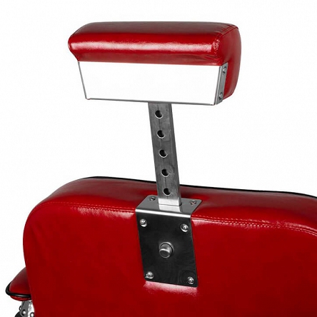Fotel barberski Gabbiano Bernardo, czarno-czerwony dostępny w 48h Fotele barberskie Gabbiano 5906717434396