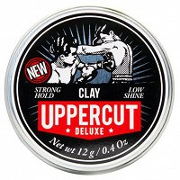 Pomada Uppercut Deluxe Clay, do włosów o mocnym chwycie i naturalnym wykończeniu 12g Glinka do włosów dla mężczyzn Uppercut 5903949941432