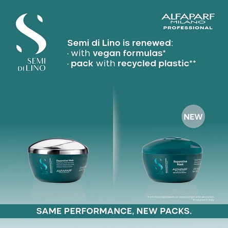 Maska Alfaparf Semi Di Lino RECONSTRUCTION regenerująca włosy zniszczone 200ml Maski regenerujące włosy Alfaparf 8022297152417
