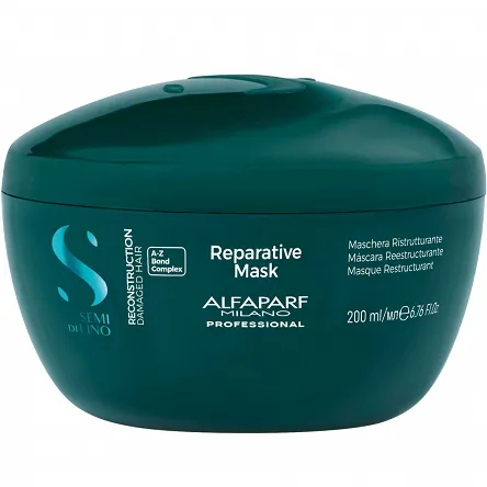 Maska Alfaparf Semi Di Lino RECONSTRUCTION regenerująca włosy zniszczone 200ml Maski regenerujące włosy Alfaparf 8022297175317