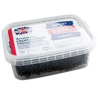 Kokówki RONNEY BLACK 6,5cm (B265/250) czarne do włosów 250g  wsuwki i kokówki Ronney 5060456770075