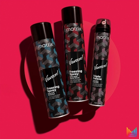 Lakier Matrix Vavoom Freezing Extra Hold szybkoschnący o mocnym utrwaleniu 500ml Lakiery do włosów Matrix 3474637103606