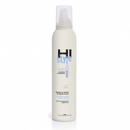 Pianka do włosów Hipertin Hi-Style Mousse Strong NA 2, bez alkoholu 250ml Pianki do włosów Hipertin 8430190024463