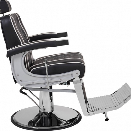 Fotel fryzjerski Ayala BARBER BORG barberski czarny dostępny w 48h Fotele barberskie Ayala