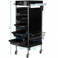 Pomocnik fryzjerski Gabbiano FX11E czarny Gabbiano 5906717418549