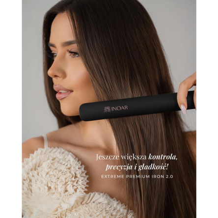 Prostownica Inoar Extreme Premium Iron 2.0 do włosów z podczerwienią Prostownice z regulacją temperatury Inoar