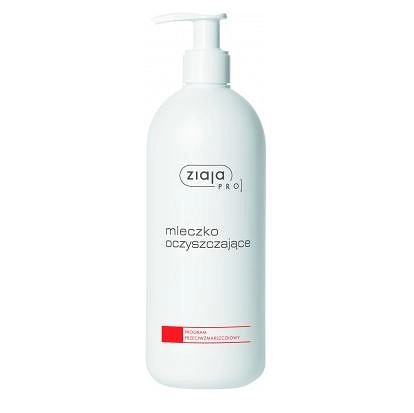 Mleczko oczyszczające Ziaja PRO czerwona 500ml Kosmetyki do demakijażu Ziaja PRO 5901887004882