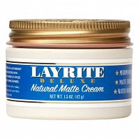 Krem Layrite Natural Matt Cream modelujący o średnim utrwaleniu do włosów dla mężczyzn 42g Kremy do włosów Layrite 857154002271