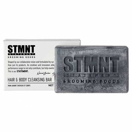 Mydło STMNT Hair&Body Cleasing Bar, w kostce do włosów i ciała dla mężczyzn 125g Szampony do włosów STMNT 4045787592498