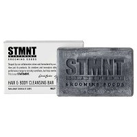 Mydło STMNT Hair&Body Cleasing Bar, w kostce do włosów i ciała dla mężczyzn 125g Szampony do włosów STMNT 4067971134659