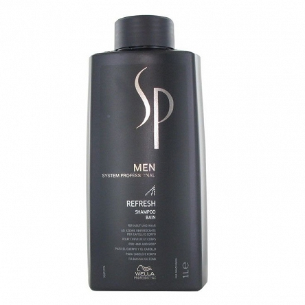 Szampon Wella SP Men Refresh Shampoo dla mężczyzn 1000ml  Szampony do włosów dla mężczyzn Wella 8005610567198