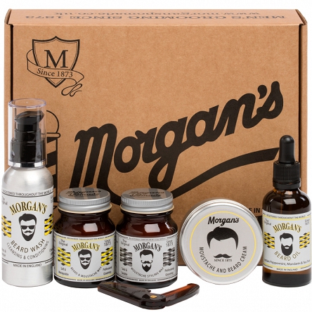 Zestaw Morgan's Moustache and Beard Box kosmetyków do pielęgnacji brody i wąsów POZOSTAŁE marki Morgan's 10119941