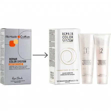 Dekoloryzator Renee Blanche Repair Color System 2x100ml Koloryzacja włosów Renee Blanche 8006569161260